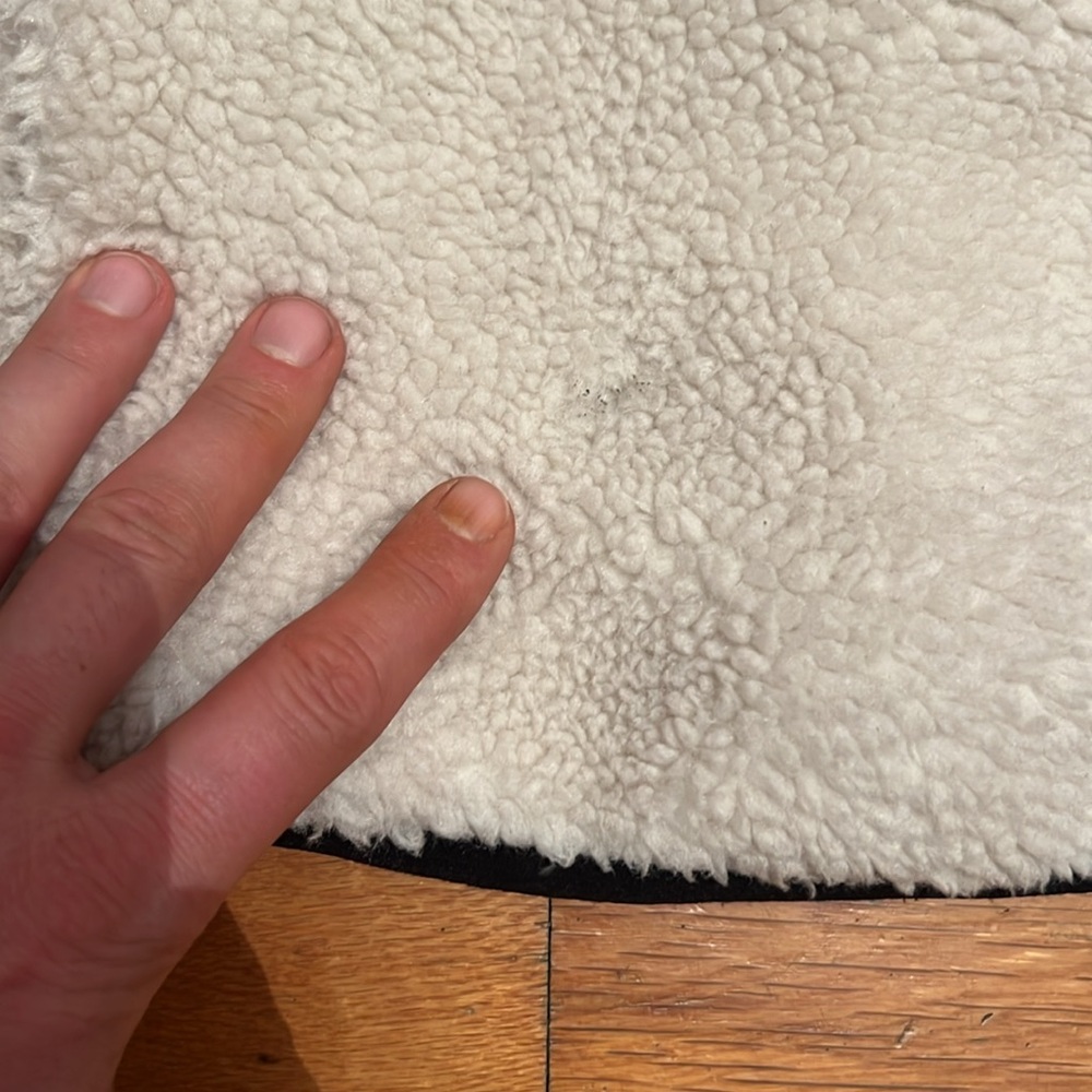 Rails Cream Teddy Jacket with Leopard Trim - Picture 12 of 16